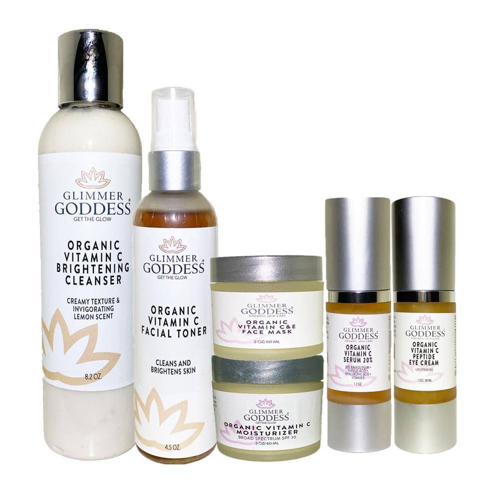 Vitamin C 6-Step Brightening Skincare System – Complete Radiant Skin Set
