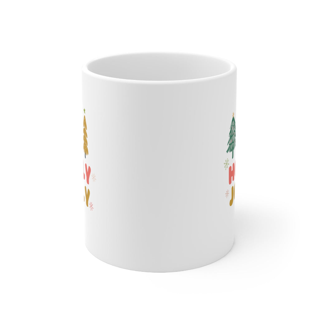 Holly Jolly Holiday Mug - Festive Christmas Coffee Mug