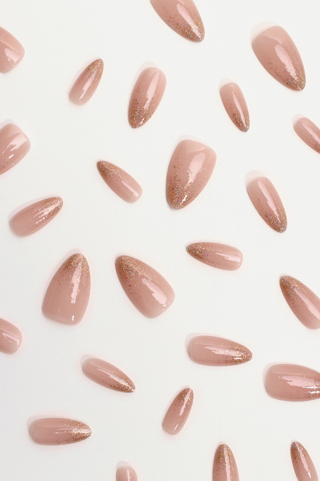 Golden Prosperity | Bonmuz Press-On Nails - Soft & Durable