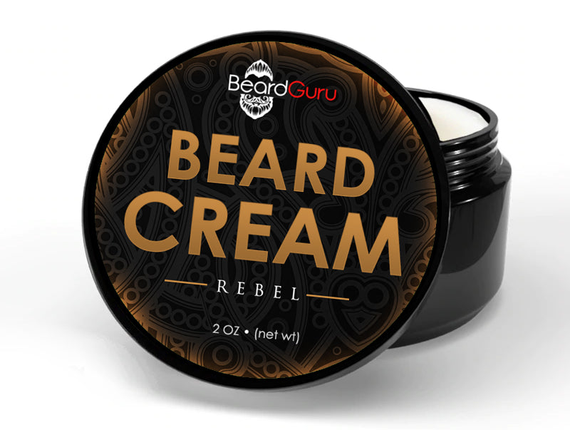 BeardGuru Rebel Beard Cream - Hybrid Oil & Balm with Cedar & Leather