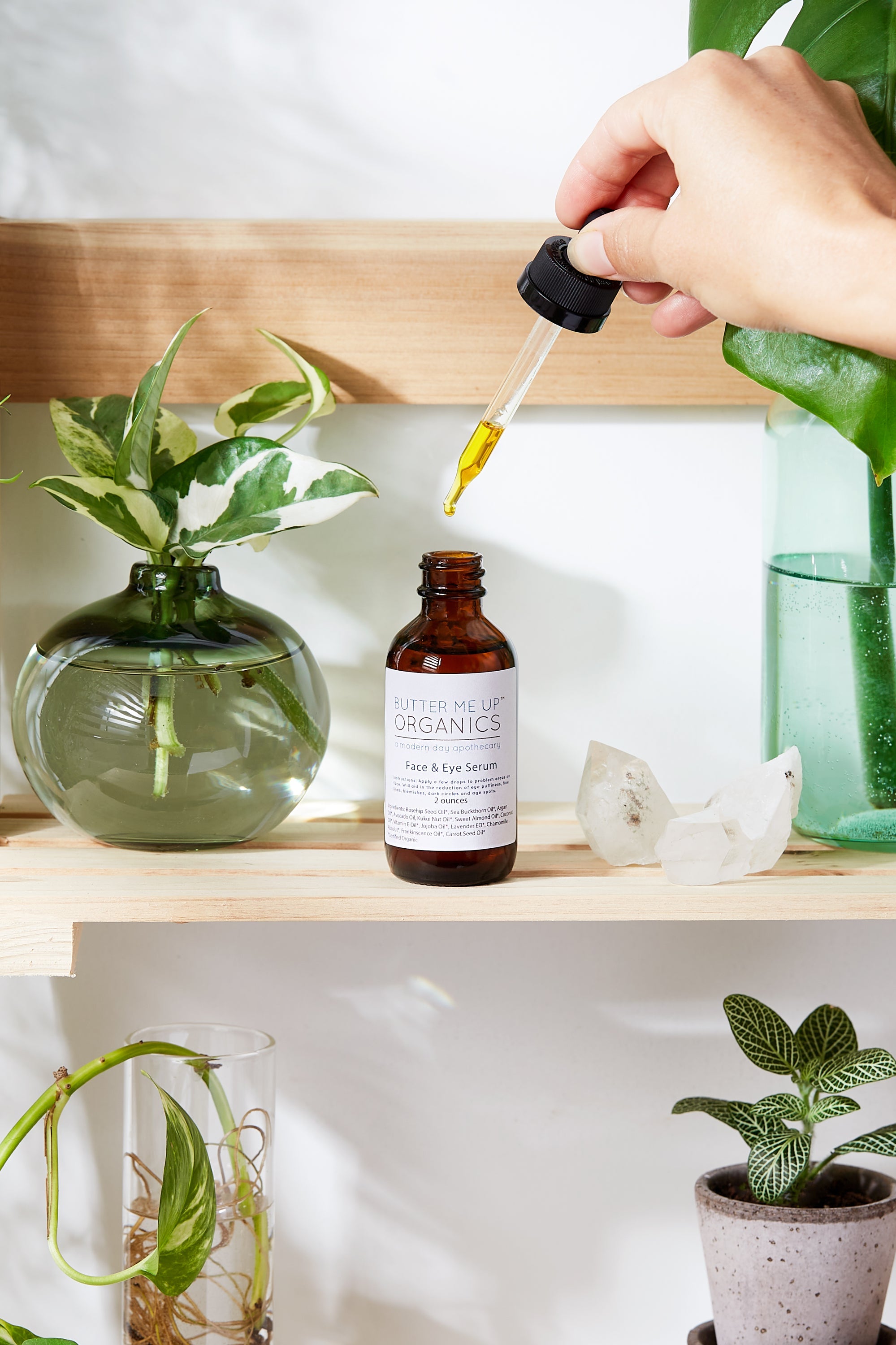 Organic Face & Eye Serum – Nourishing Facial Oil