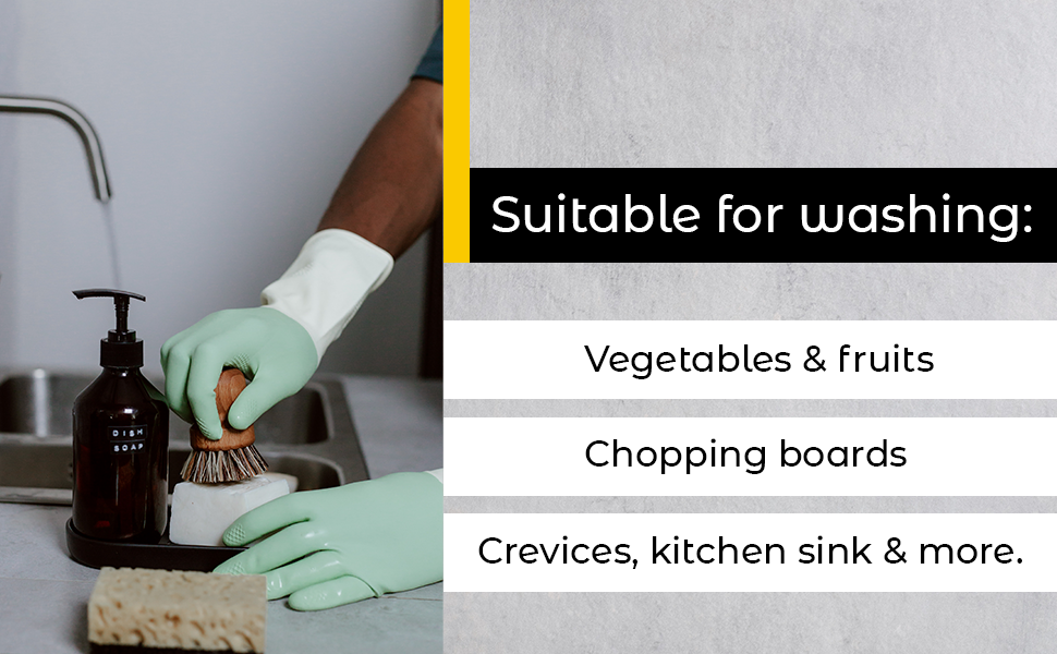 Bamboo Sisal Fiber Dish Brush – Eco-Friendly Kitchen Scrubber