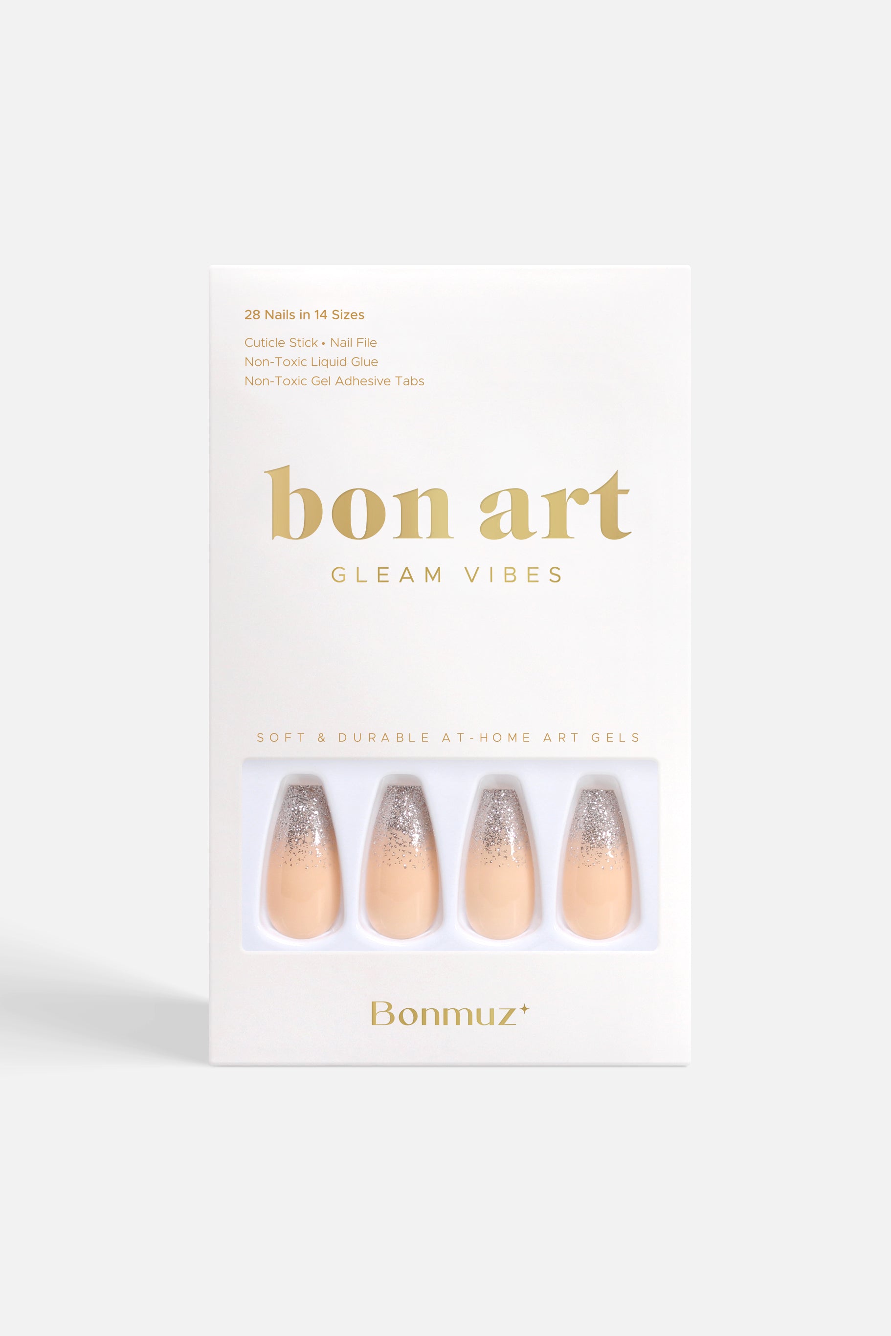 Calypso | Bonmuz Press-On Nails - Soft & Durable