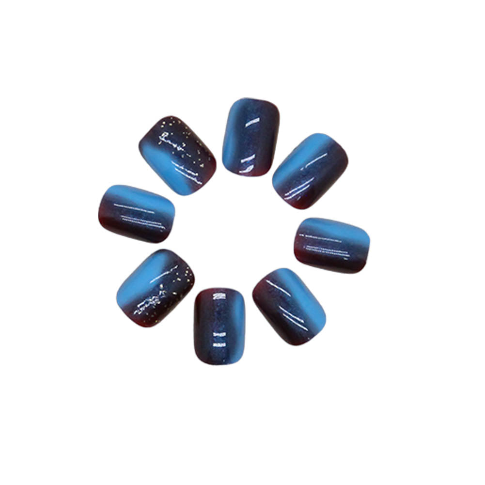 Press On Nails Kit with Glue and gel stickers Reusable Tips