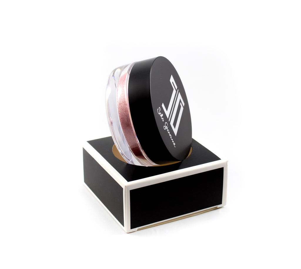 Solo Giovane Peach Shine Bright Highlighting Powder - Shimmer Highlighter